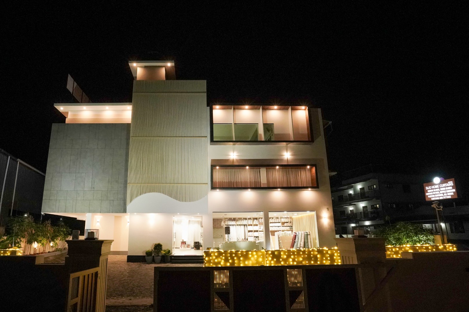 Curtain installation